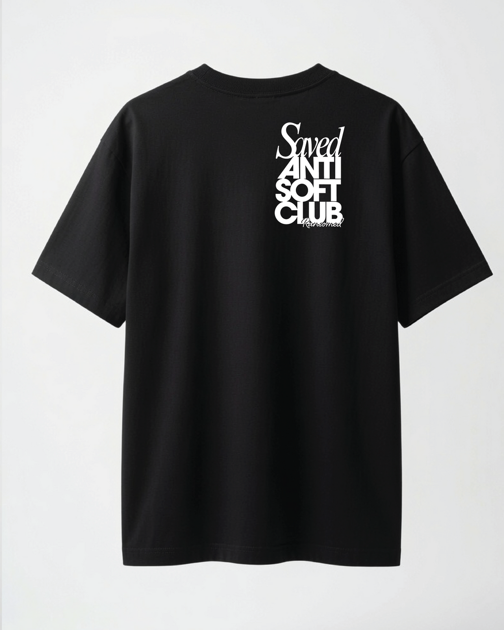Ransomed “Saved Anti Soft Club” Tee (Black)