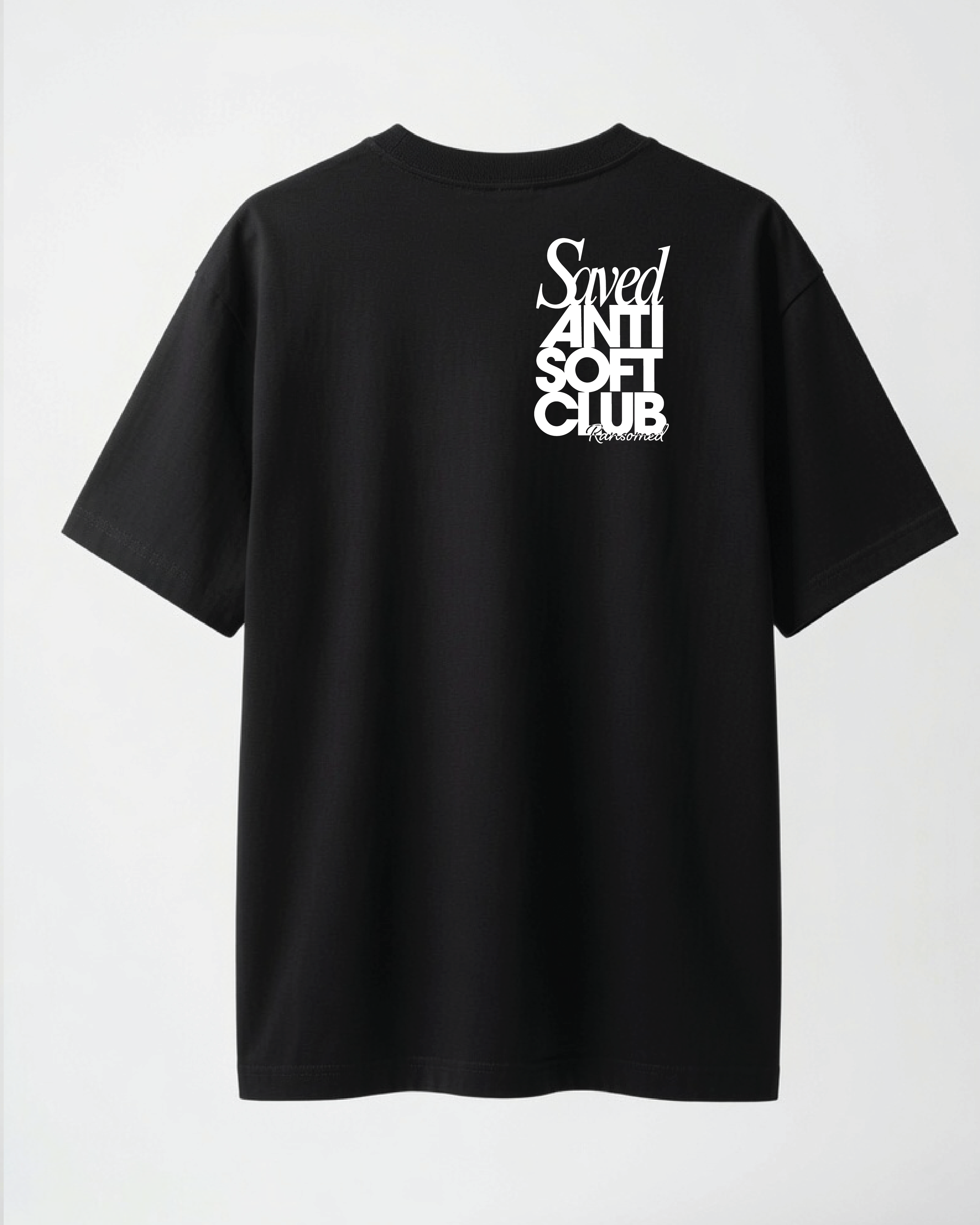 Ransomed “Saved Anti Soft Club” Tee (Black)