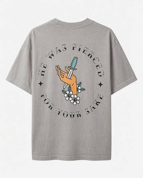 Ransomed “He Was Pierced” Tee